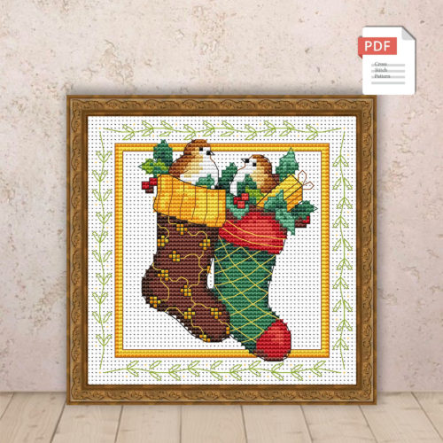 Christmas Ornaments Cross Stitch Pattern #chr014