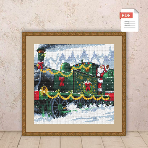 Santa Claus Cross Stitch Pattern #chr019