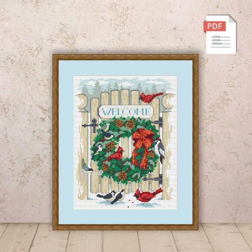 Welcome Cross Stitch Pattern #chr029