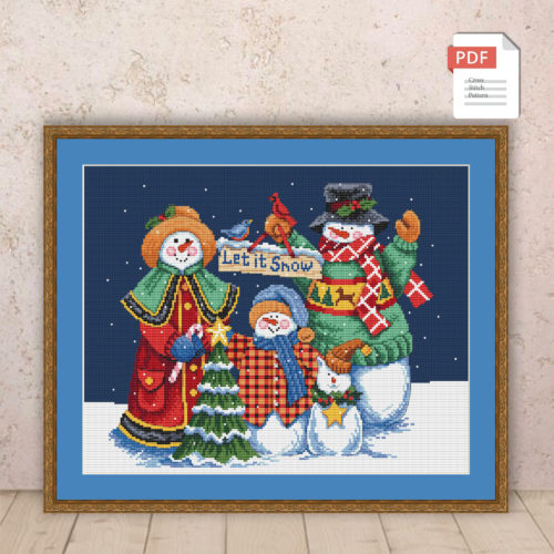 Merry Christmas Cross Stitch Pattern #chr031
