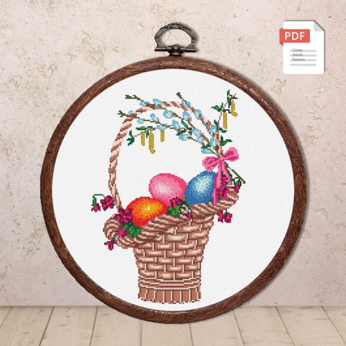 Happy Easter Cross Stitch Pattern #eas.017