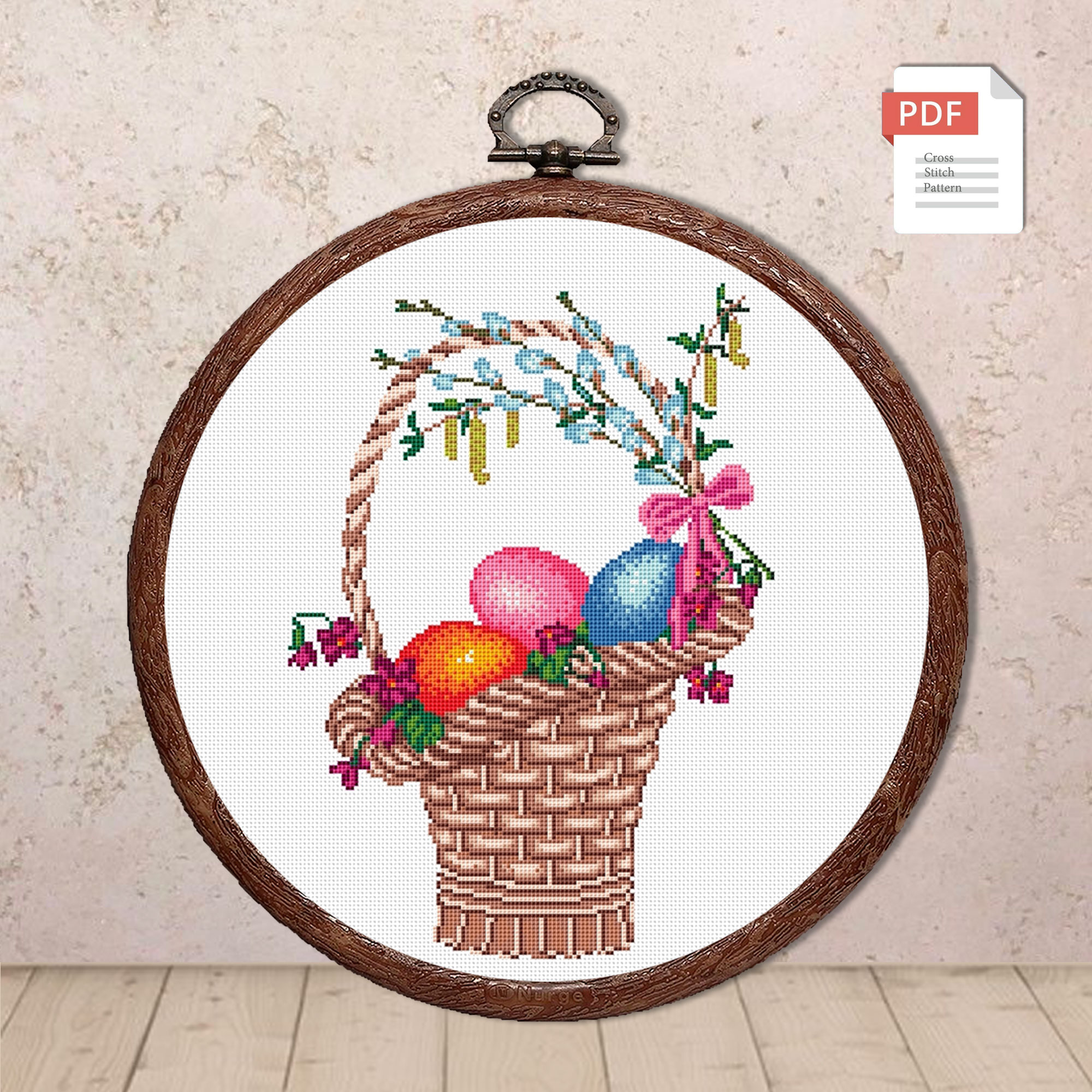 Happy Easter Cross Stitch Pattern #eas.017