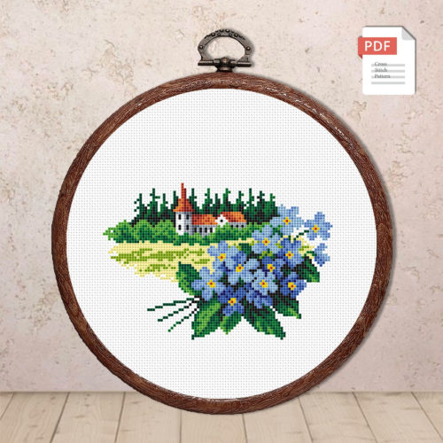 Flowers June Cross Stitch Pattern #fl.121