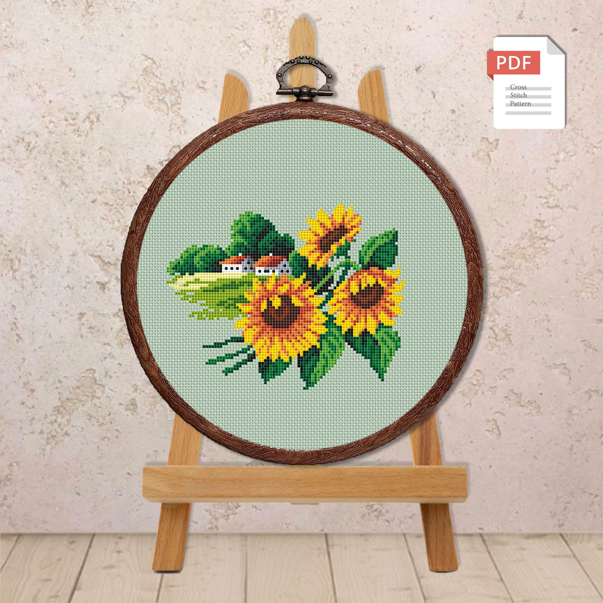 Flowers September Cross Stitch Pattern #fl.124 - Image 2