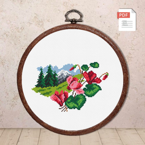 Flowers October Cross Stitch Pattern #fl.125