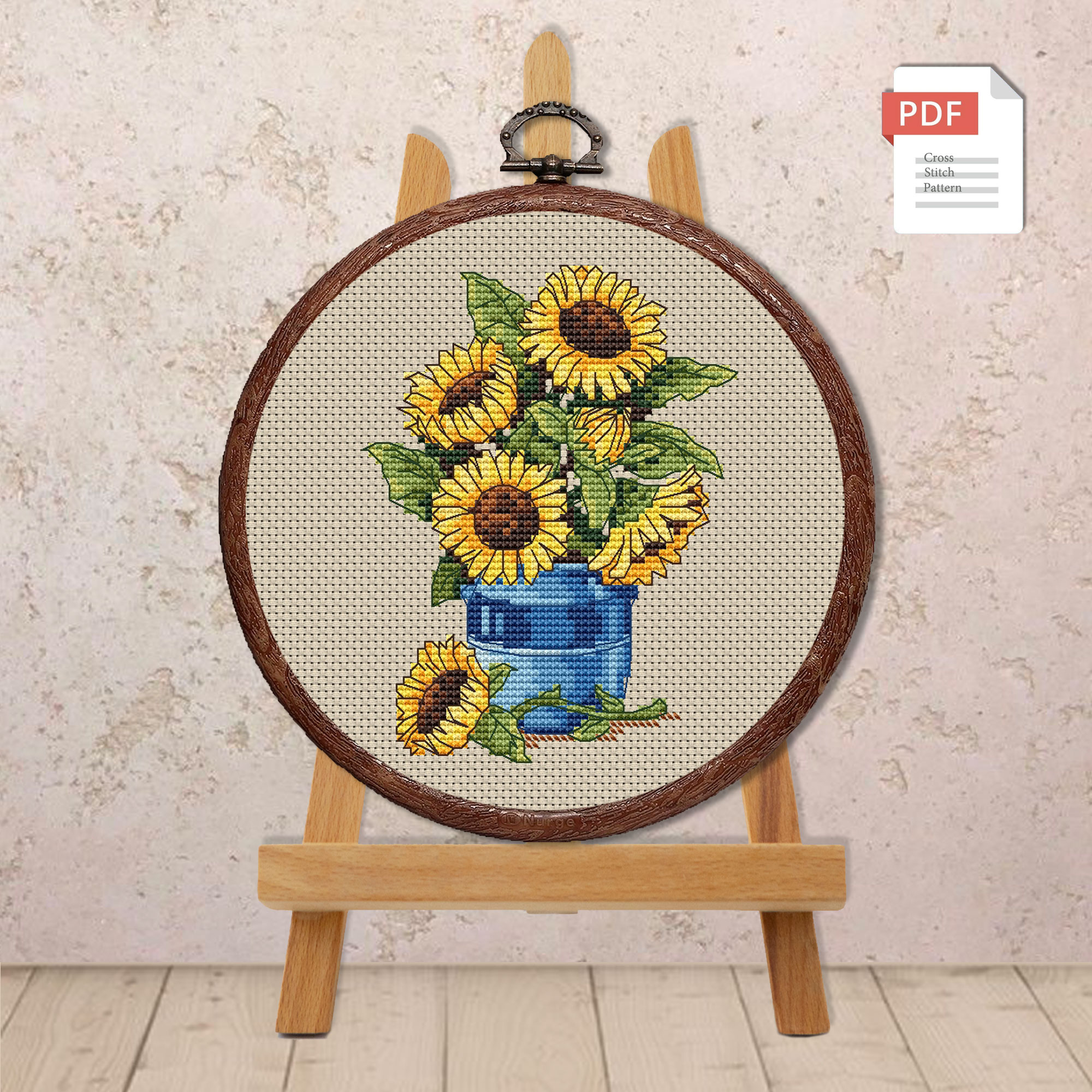 Sunflowers Cross Stitch Pattern #fl.129 - Image 3