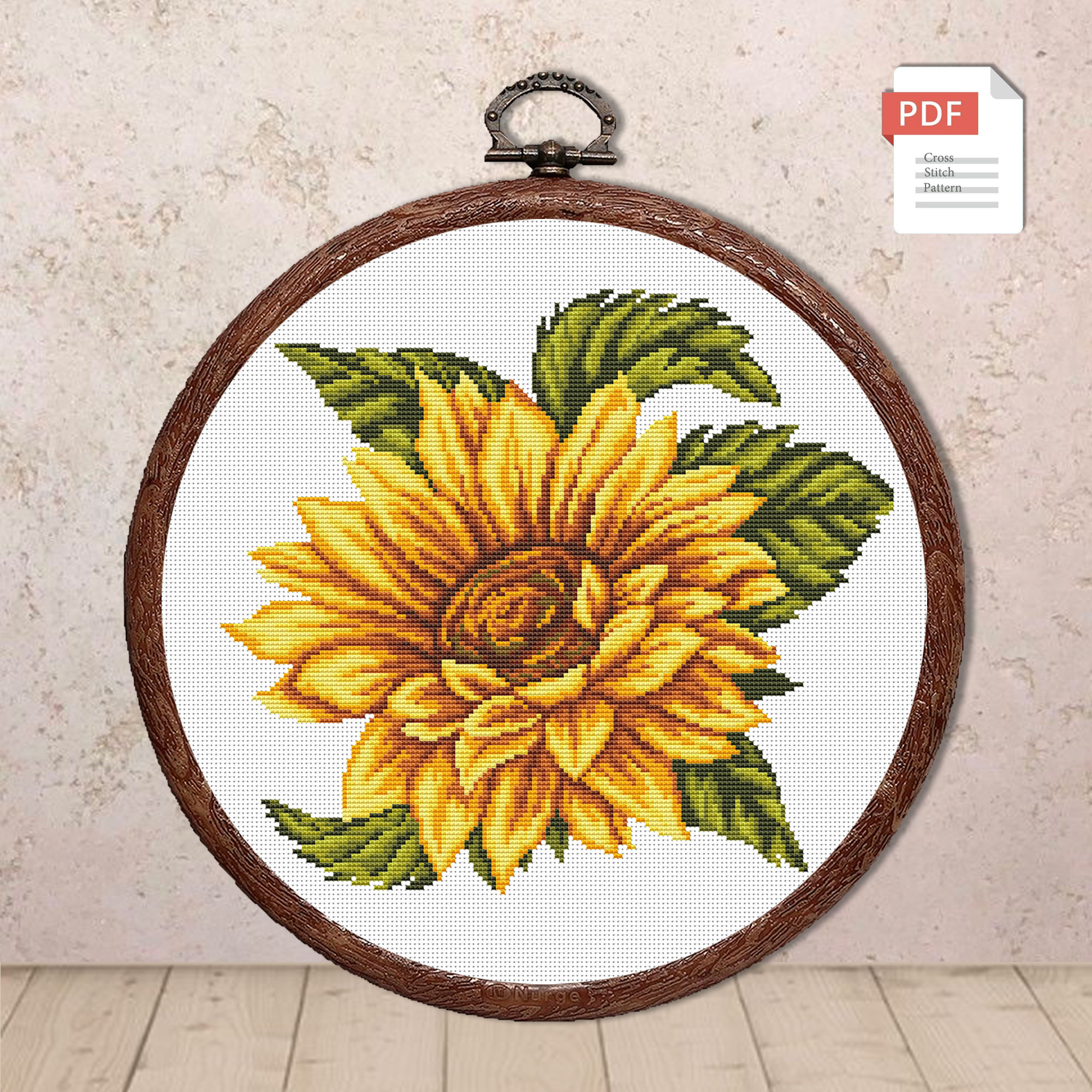 Sunflowers Cross Stitch Pattern #fl.176