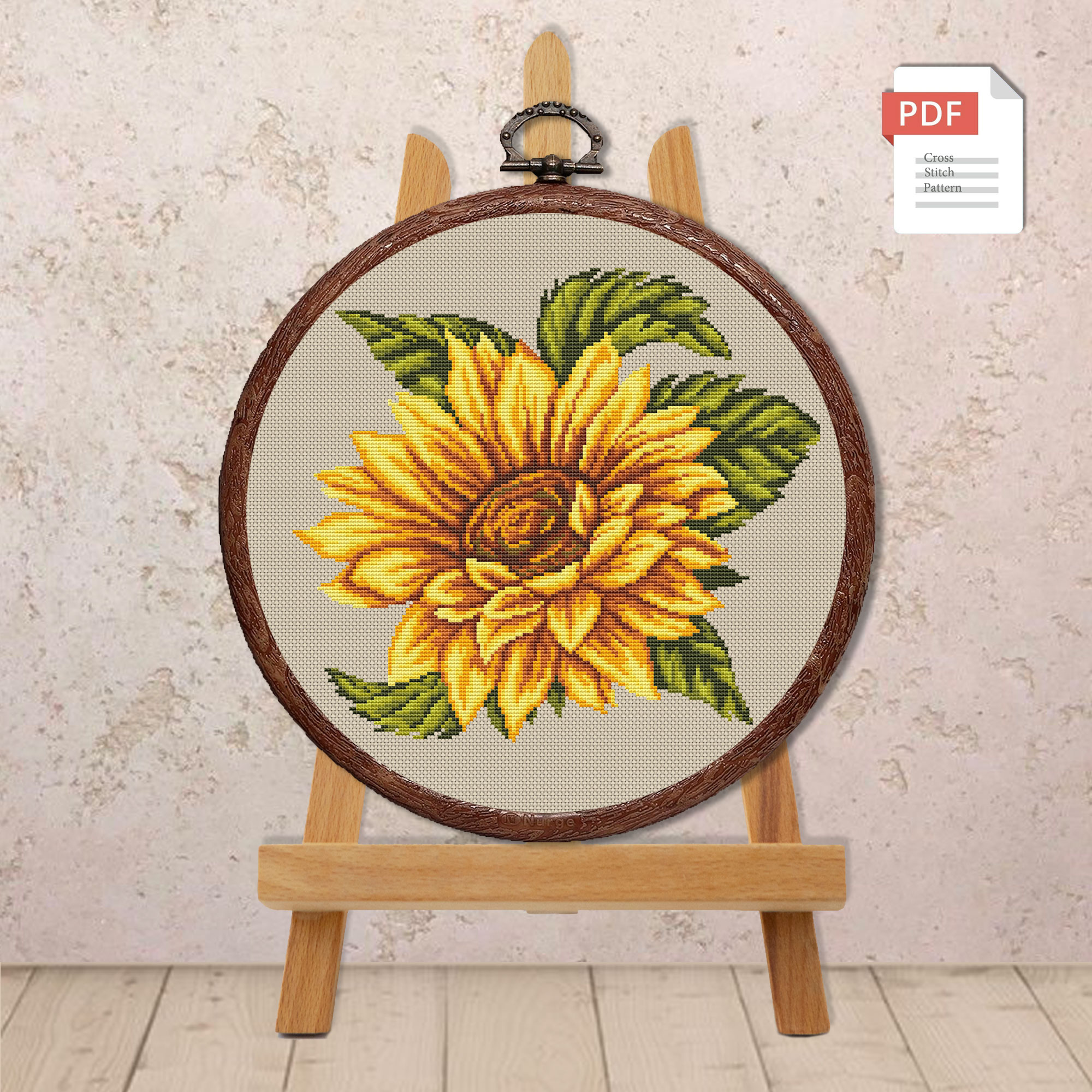Sunflowers Cross Stitch Pattern #fl.176 - Image 2