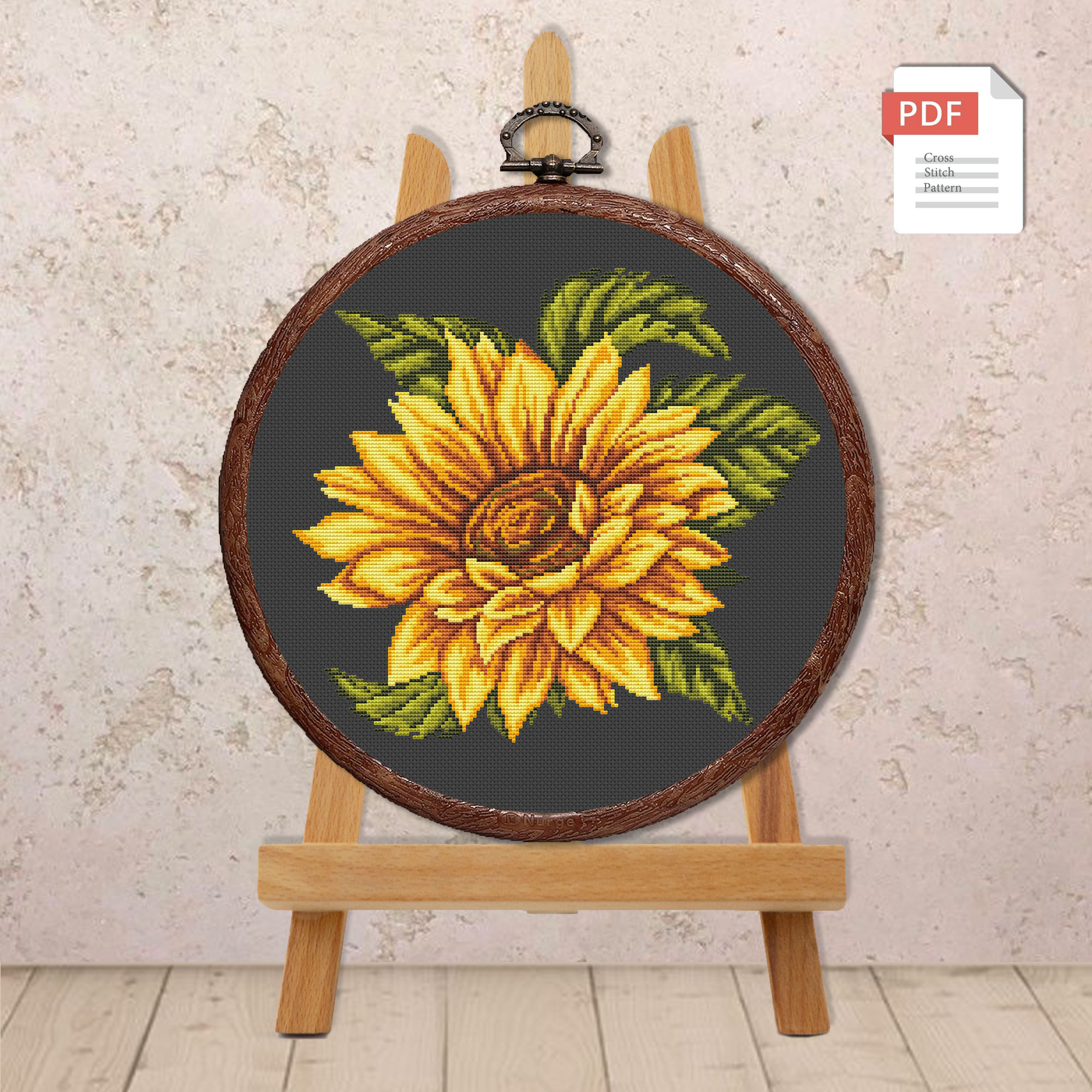 Sunflowers Cross Stitch Pattern #fl.176 - Image 3