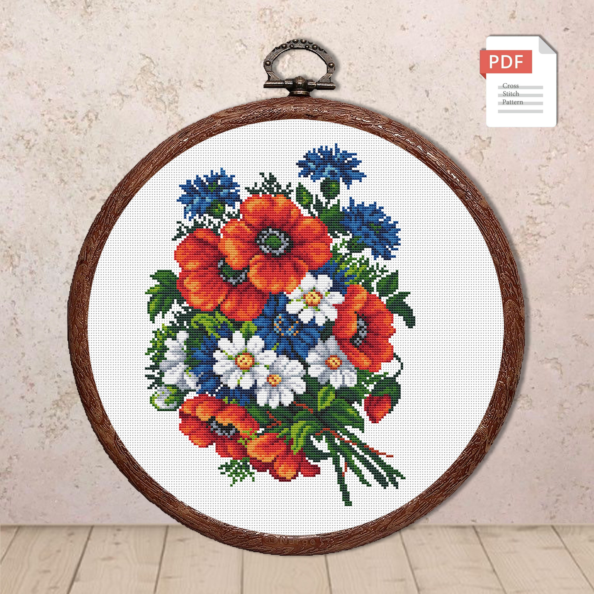 Wildflowers Cross Stitch Pattern #fl.182