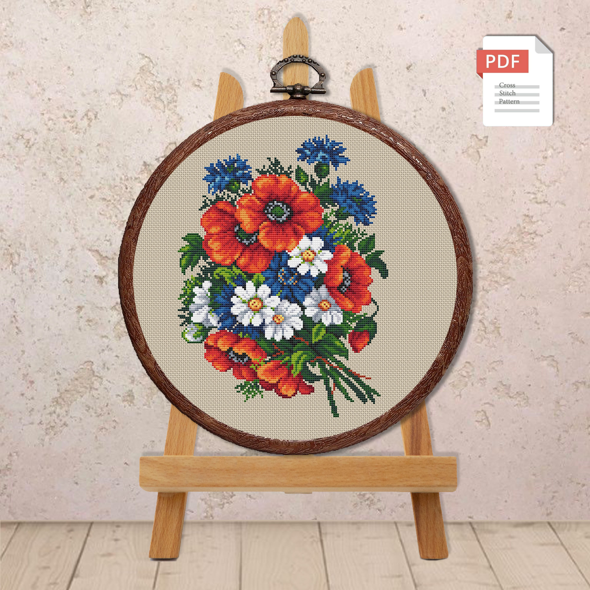 Wildflowers Cross Stitch Pattern #fl.182 - Image 2