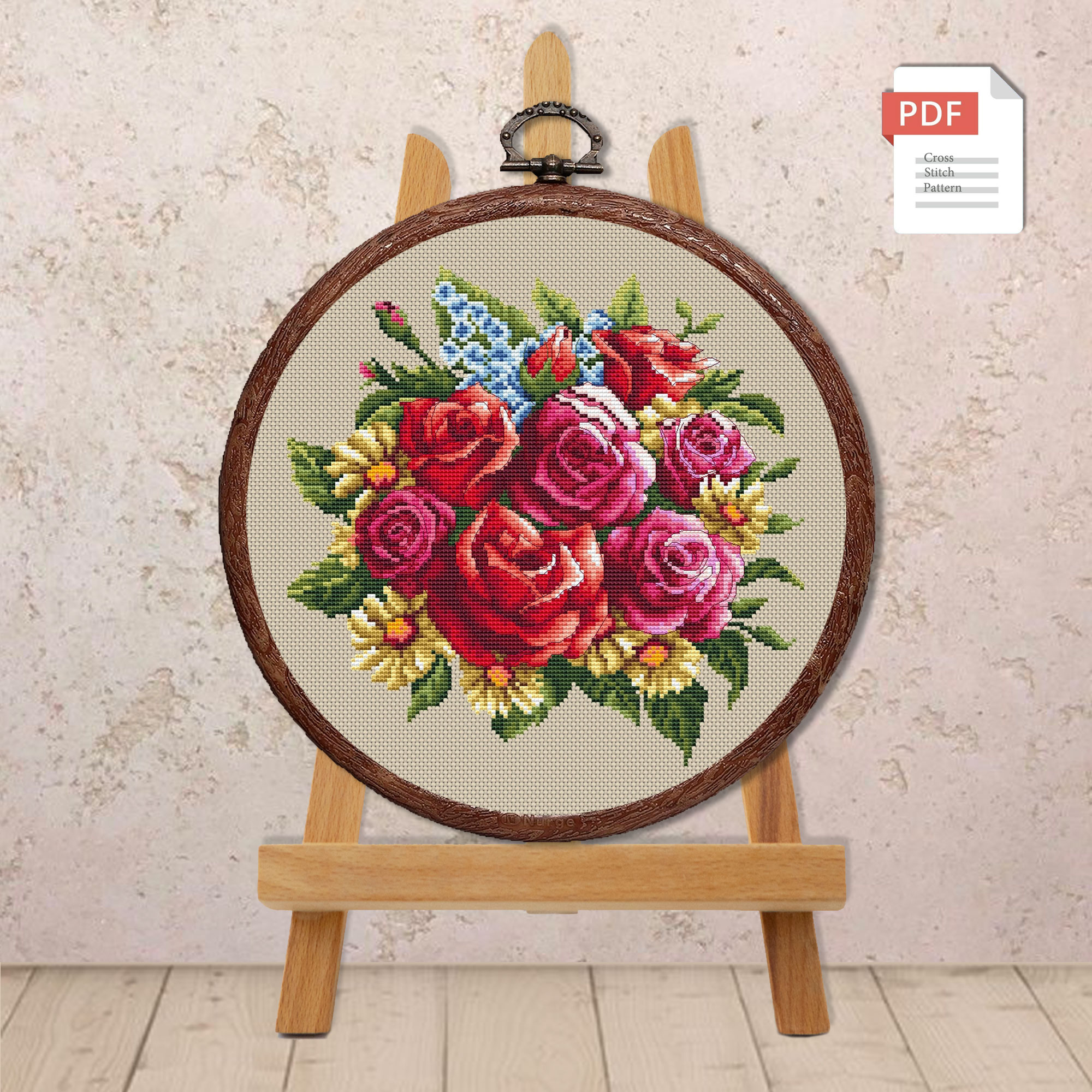 Flowers Cross Stitch Pattern #fl.197 - Image 2