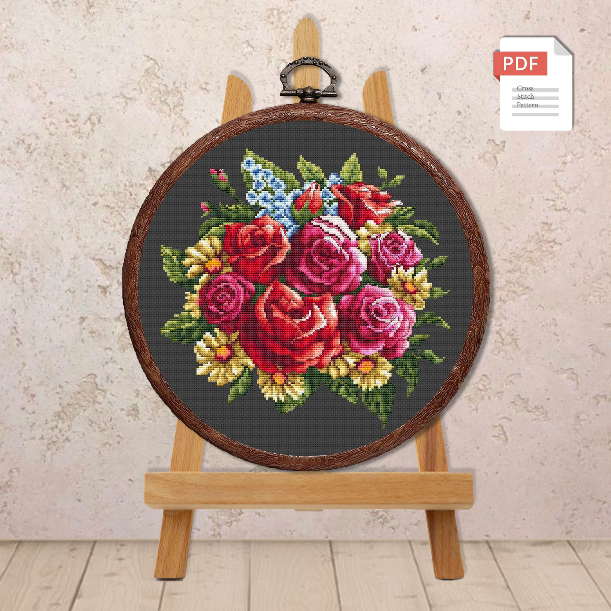 Flowers Cross Stitch Pattern #fl.197 - Image 3
