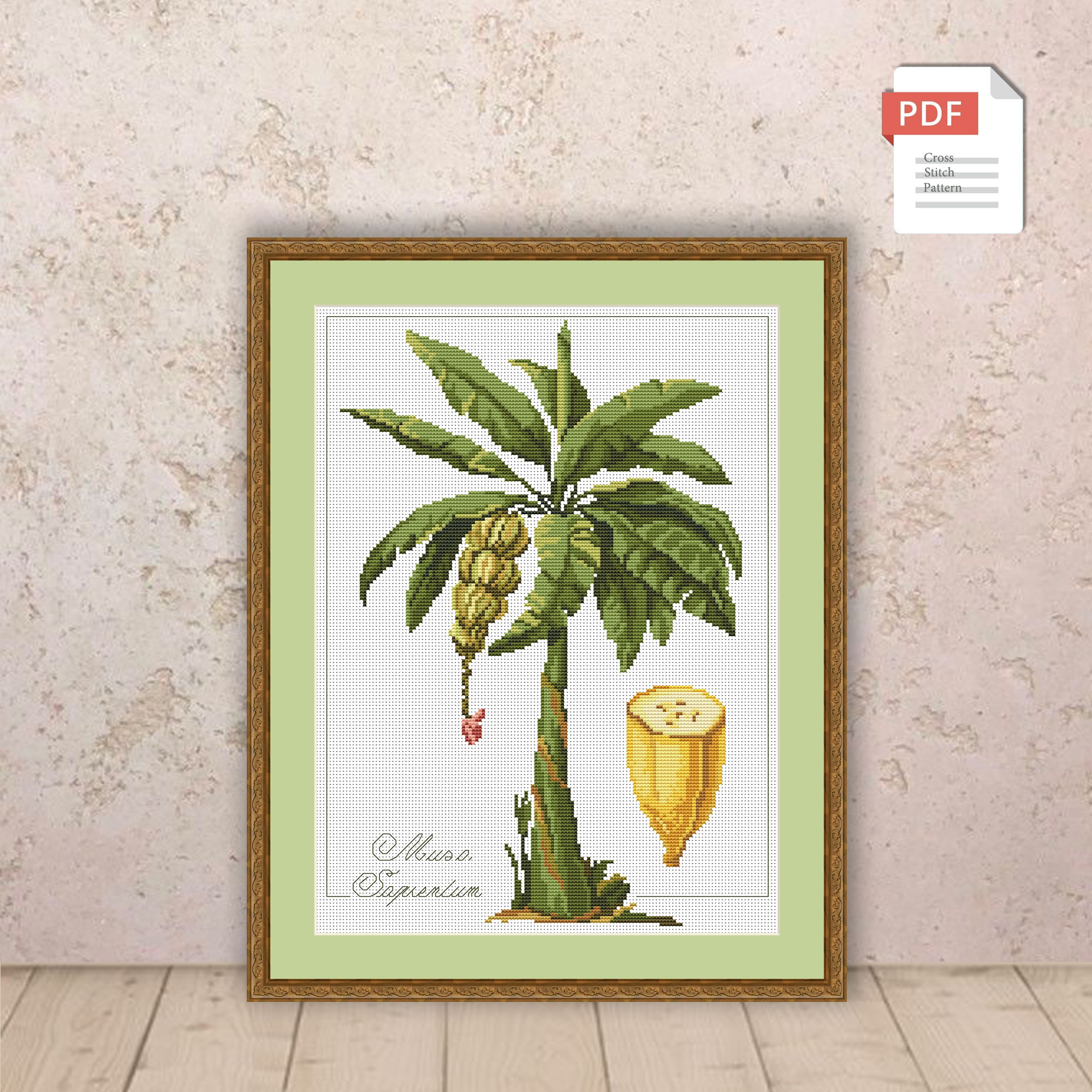 Set of 12 Fruits Cross Stitch Patterns #flc036 - Image 13