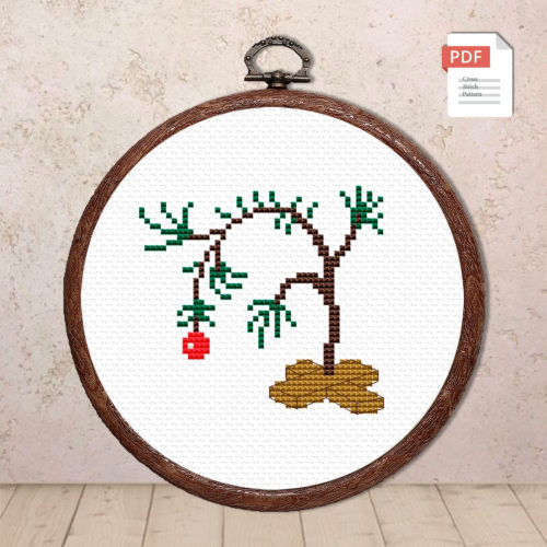 Christmas Tree Cross Stitch Pattern #chr027