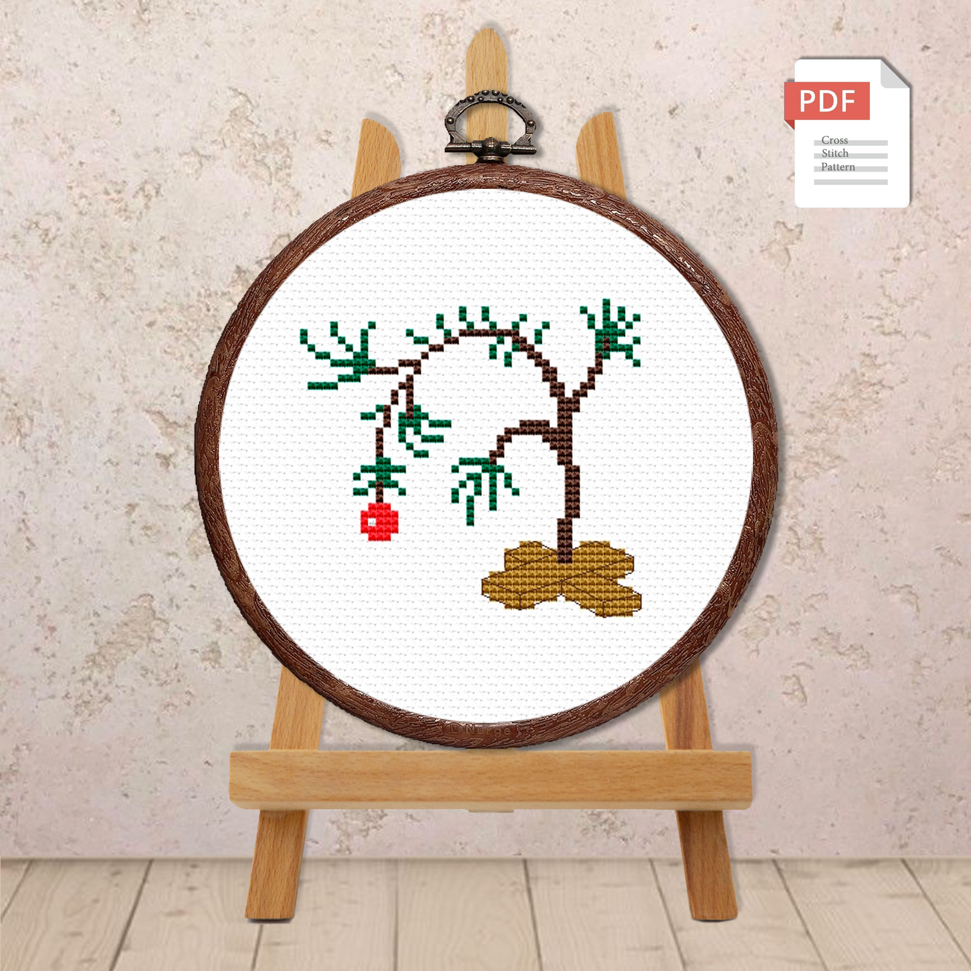 Christmas Tree Cross Stitch Pattern #chr027 - Image 2