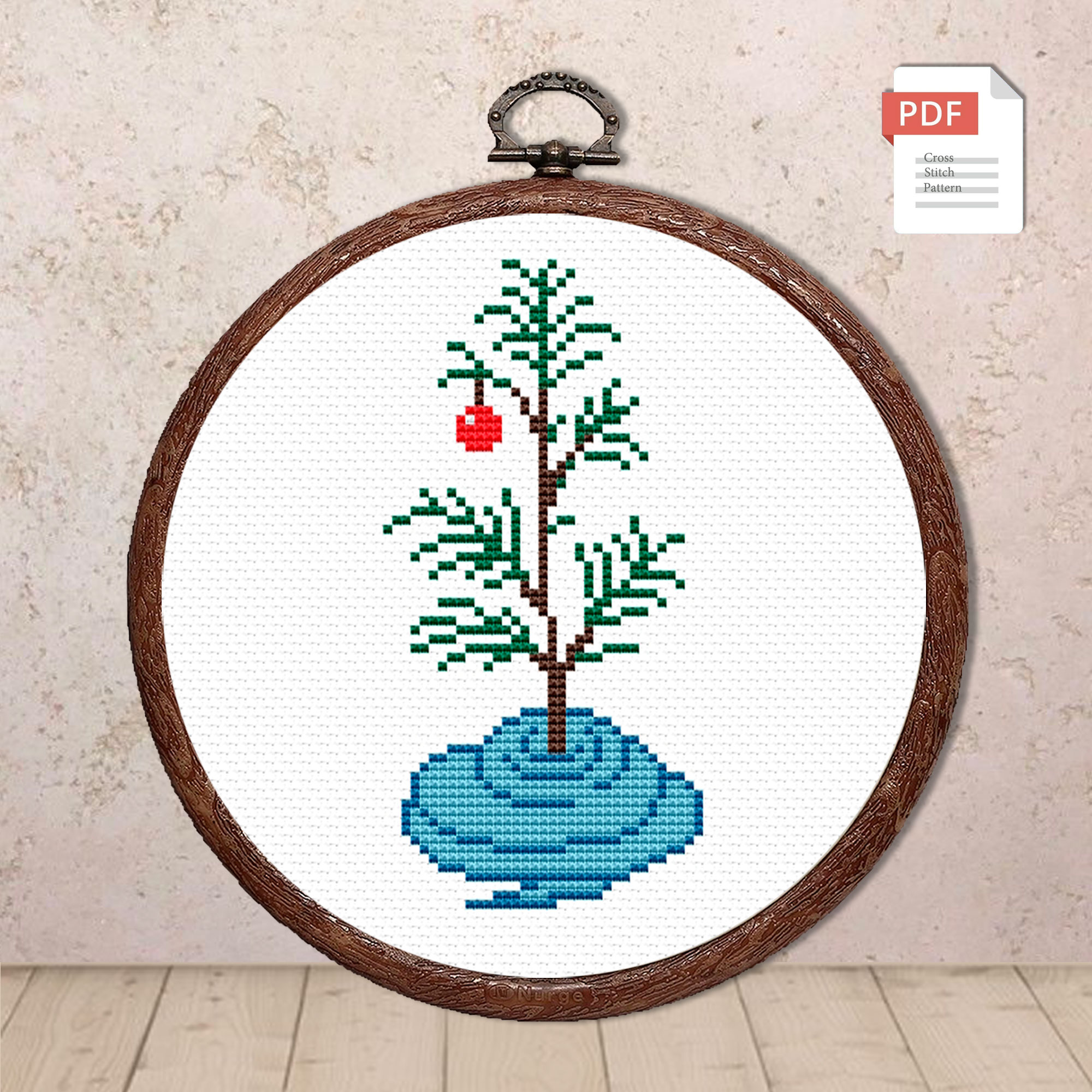 Christmas Tree Cross Stitch Pattern #chr028