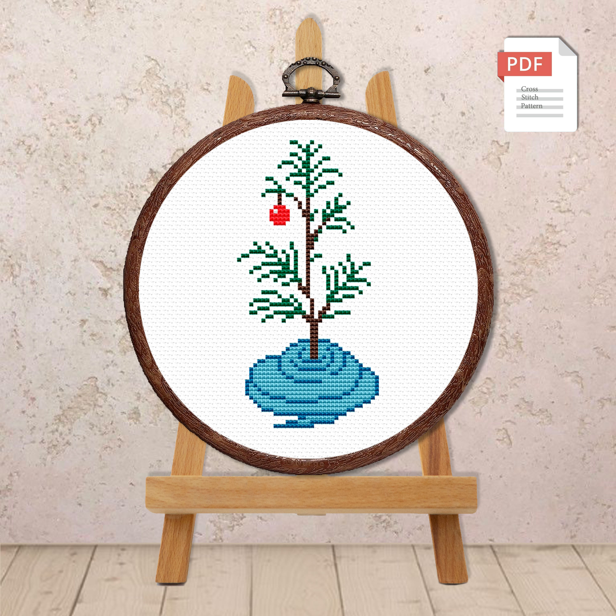 Christmas Tree Cross Stitch Pattern #chr028 - Image 2