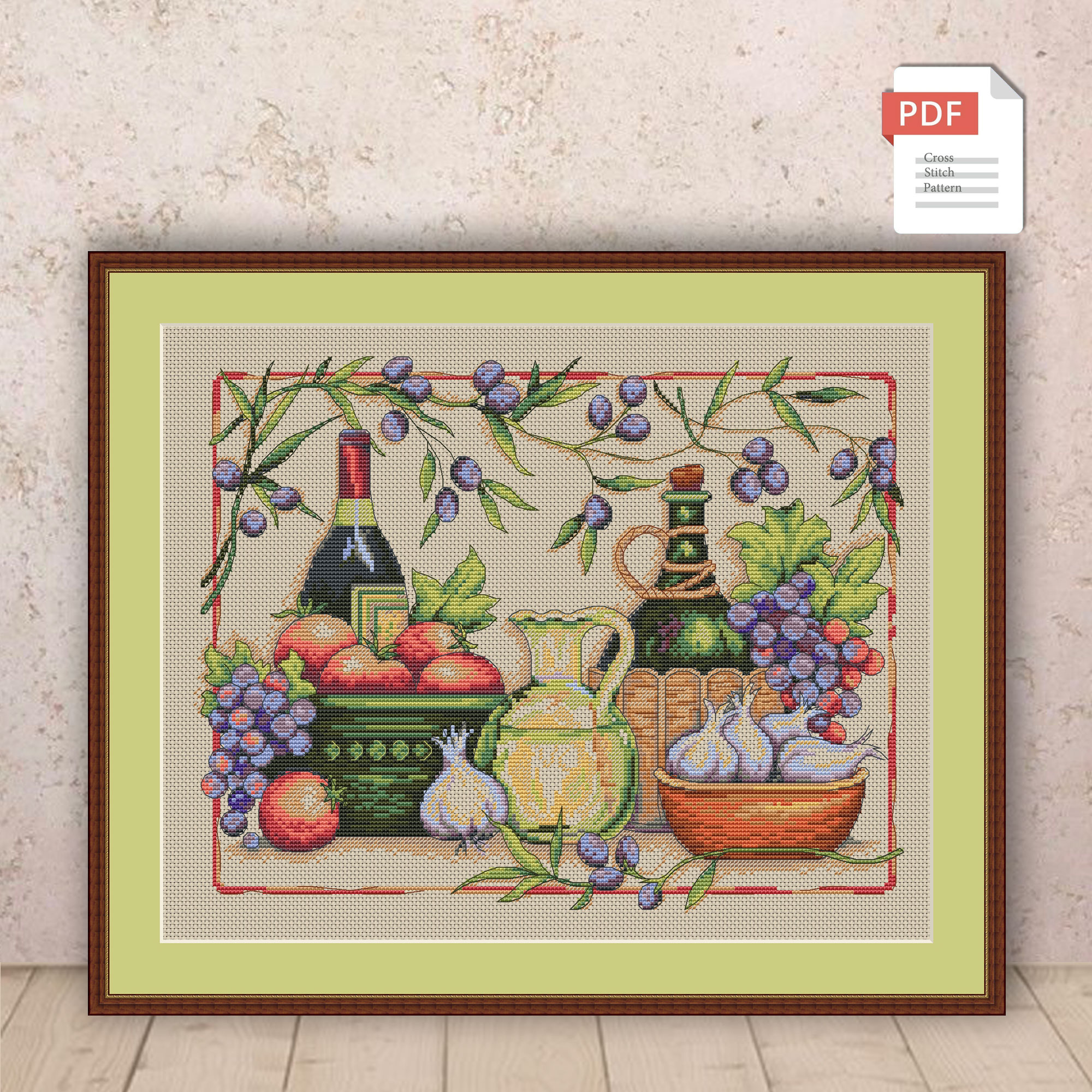 My Kitchen Cross Stitch Patterns #kt.030 - Image 2
