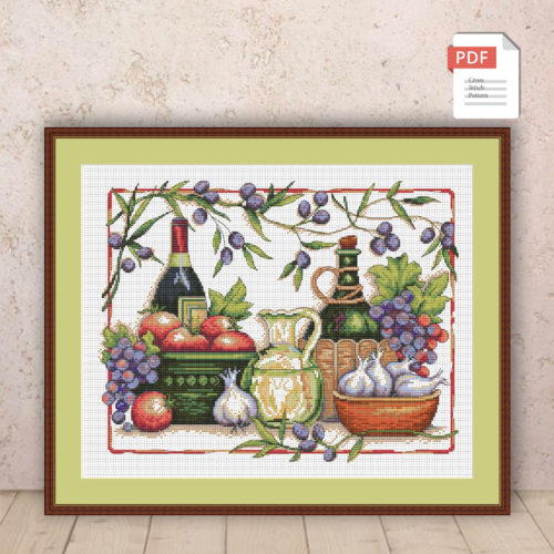 My Kitchen Cross Stitch Patterns #kt.030