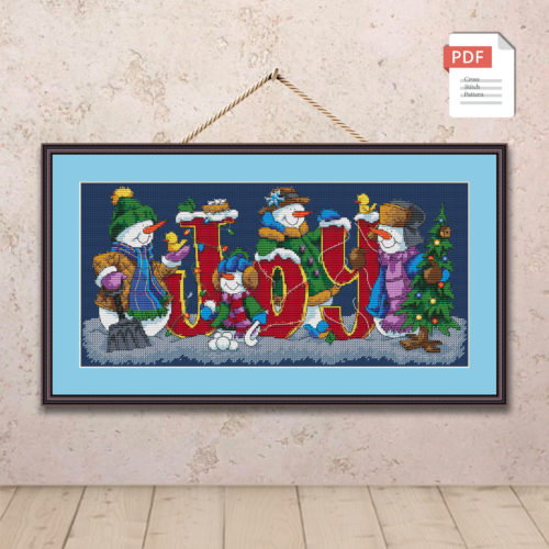 Christmas Joy Cross Stitch Pattern #mch.003