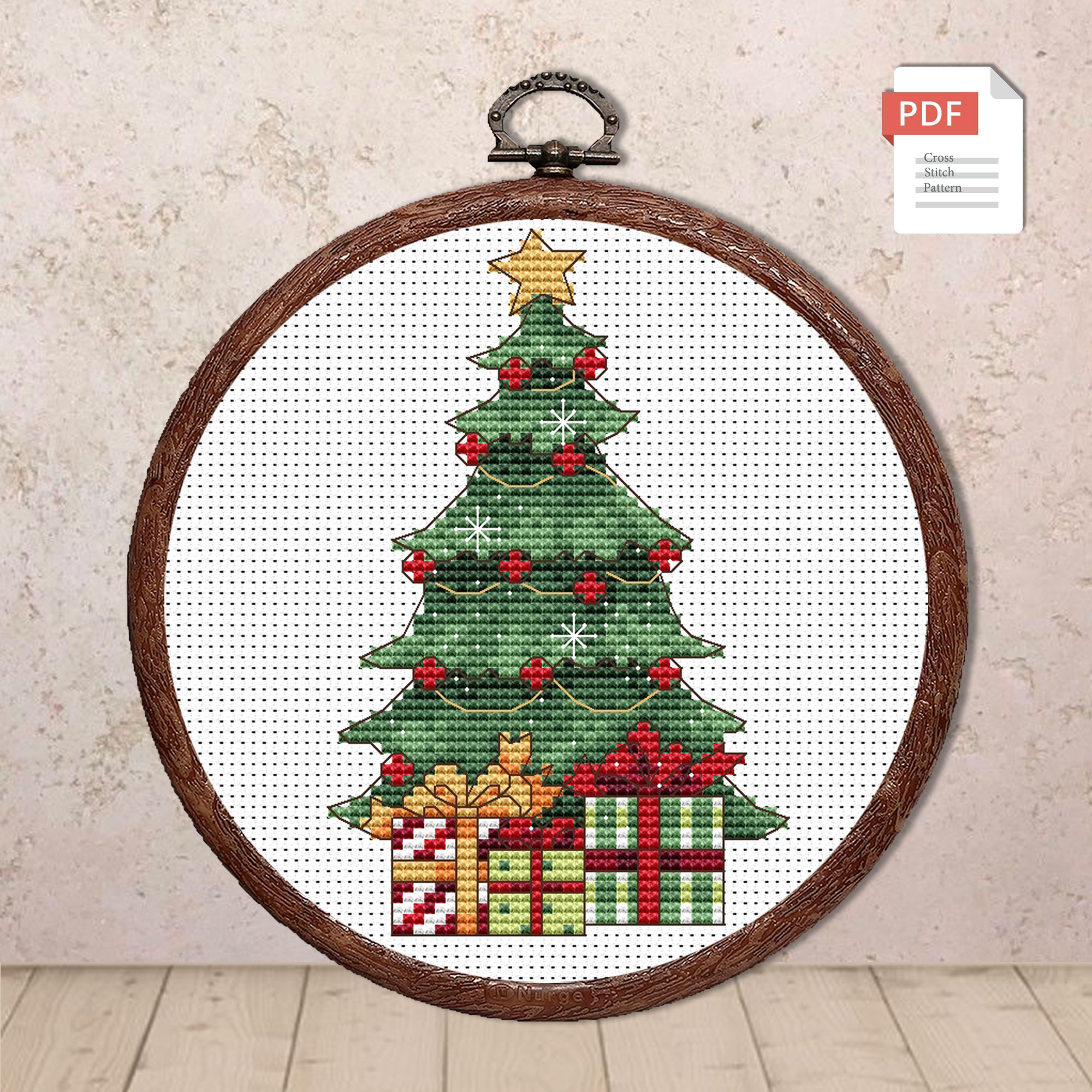 Christmas Tree Cross Stitch Pattern #mch.005