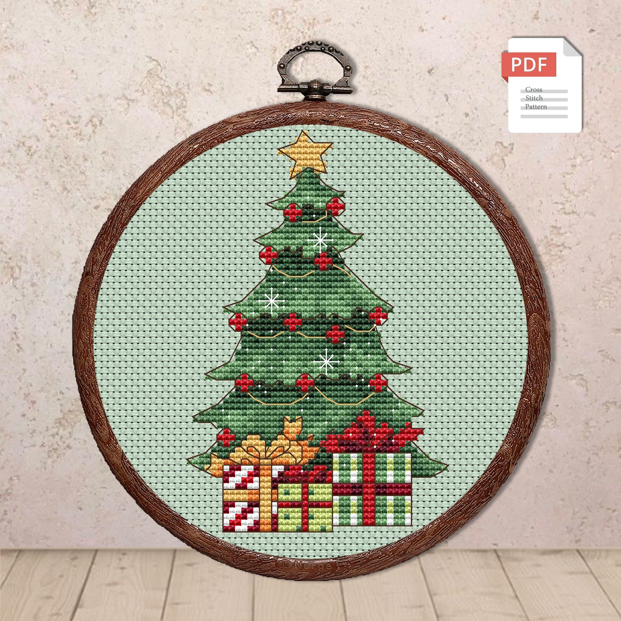 Christmas Tree Cross Stitch Pattern #mch.005 - Image 2