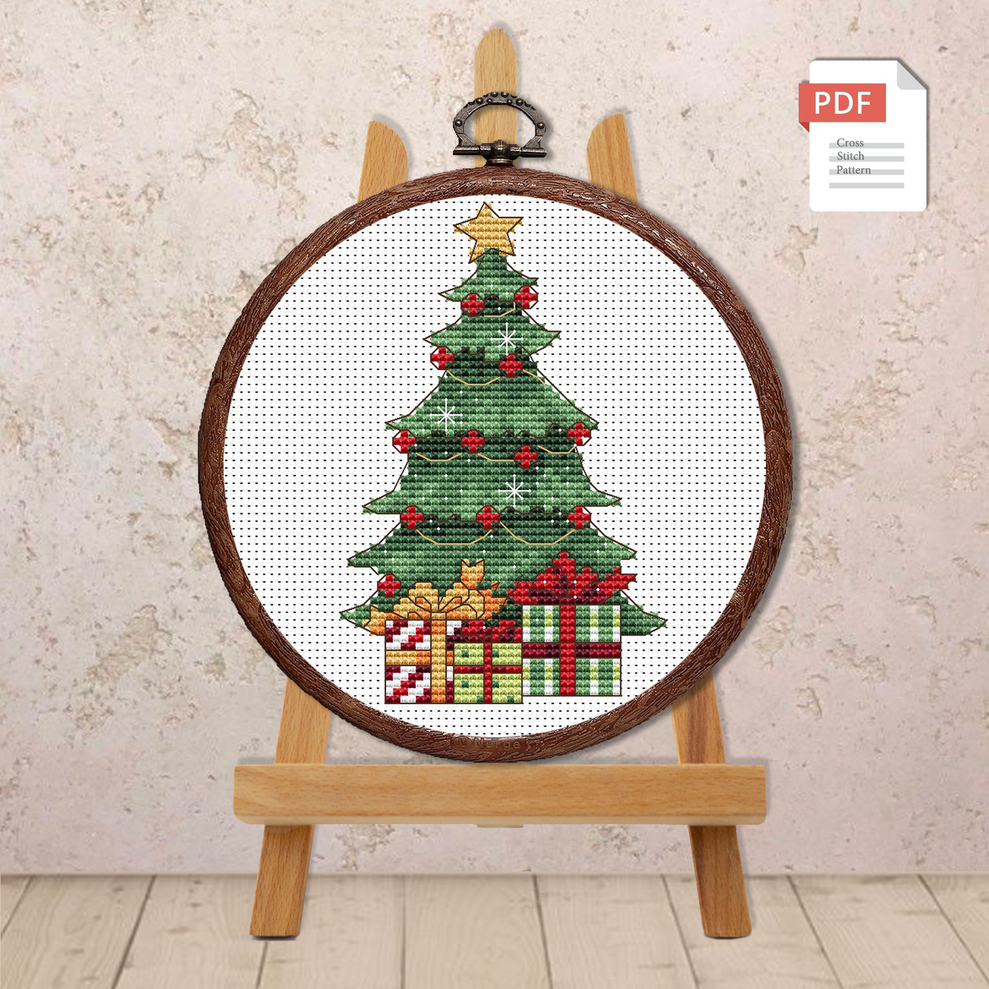 Christmas Tree Cross Stitch Pattern #mch.005 - Image 3