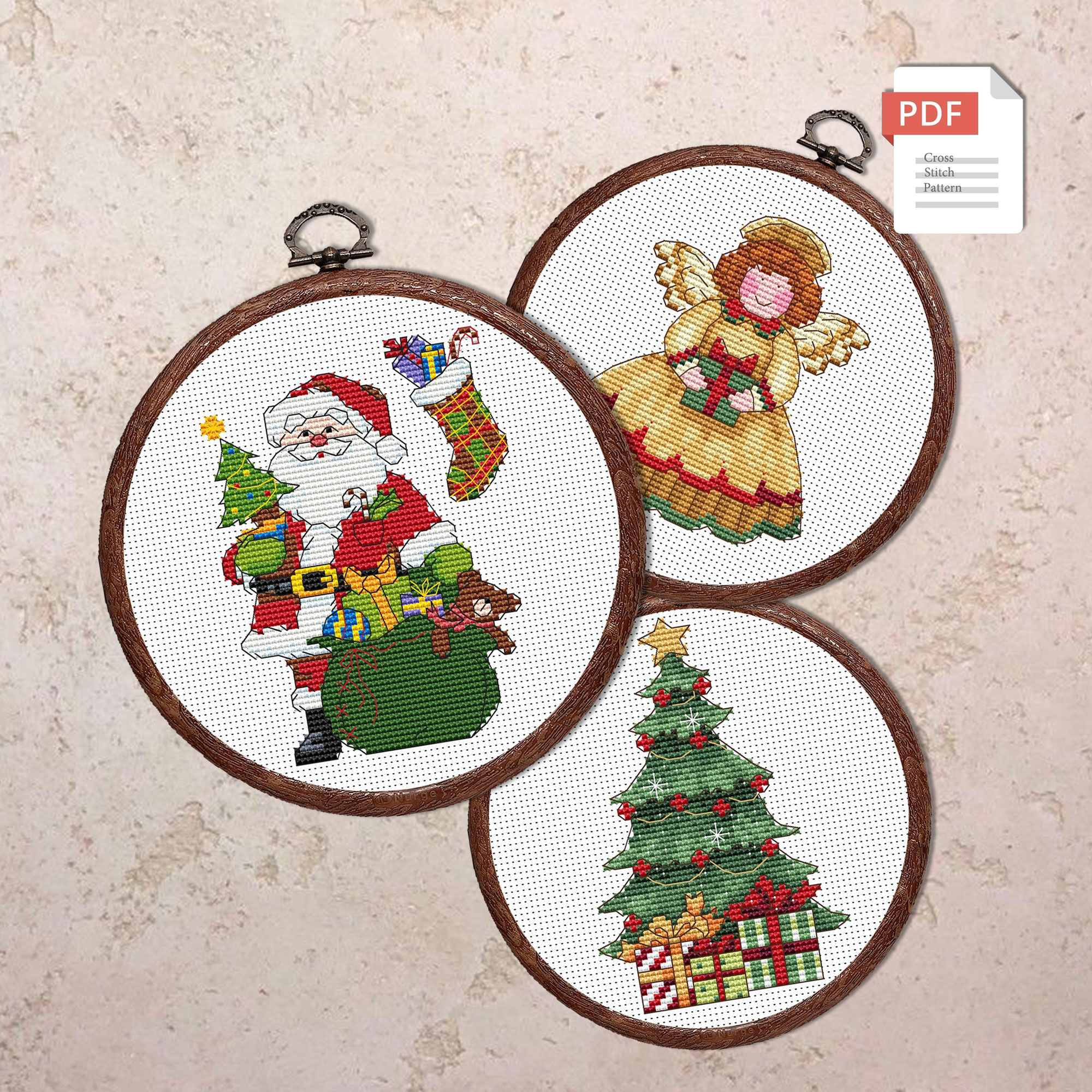 Christmas Tree Cross Stitch Pattern #mch.005 - Image 4