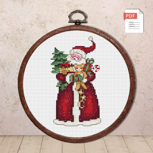 Santa Claus Cross Stitch Pattern #mch.010