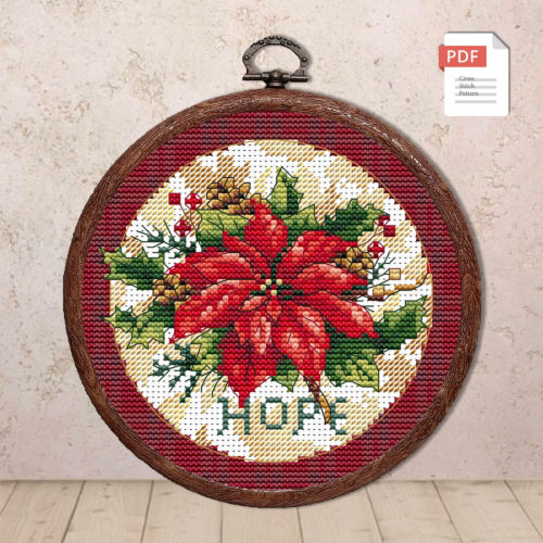 Hope Christmas Ornaments Cross Stitch Pattern #mch.014