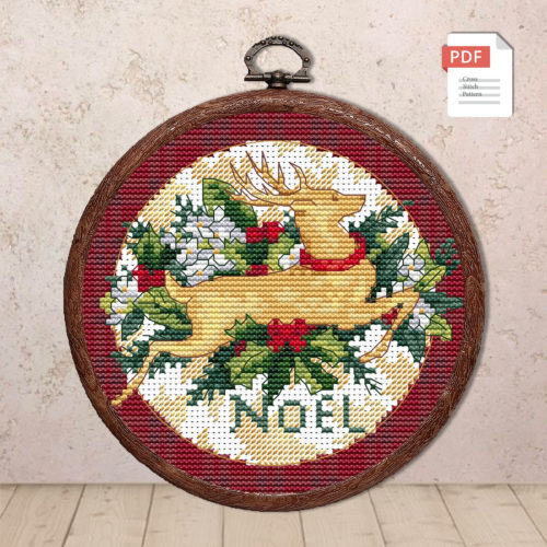 Noel Christmas Ornaments Cross Stitch Pattern #mch.018