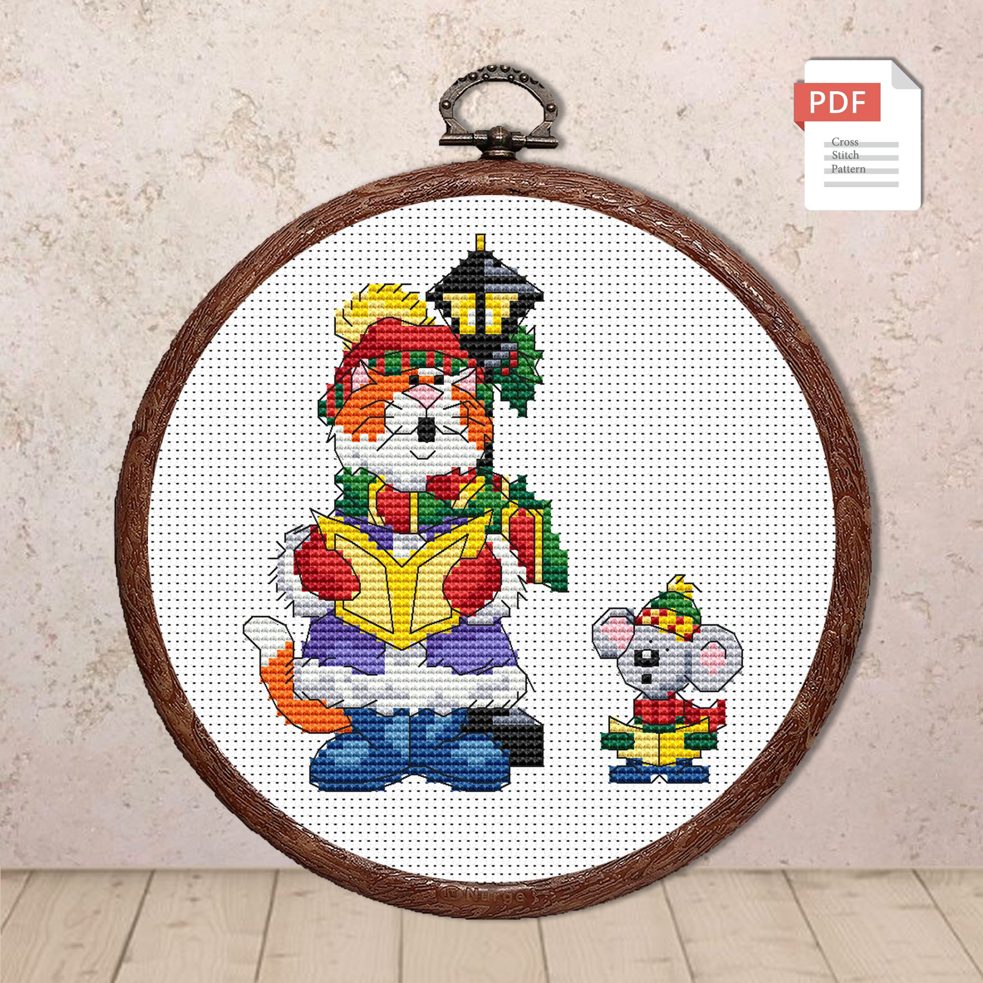 Christmas Set of 3 Cross Stitch Patterns #mch.025 - Image 4