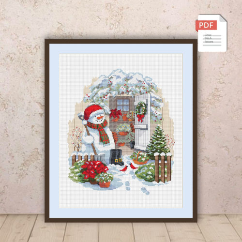 Merry Christmas Cross Stitch Pattern #mch.038