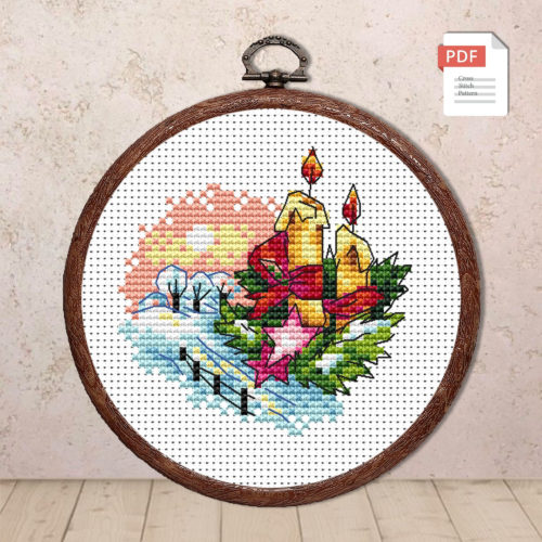 Christmas Ornament Cross Stitch Patterns #mch.042
