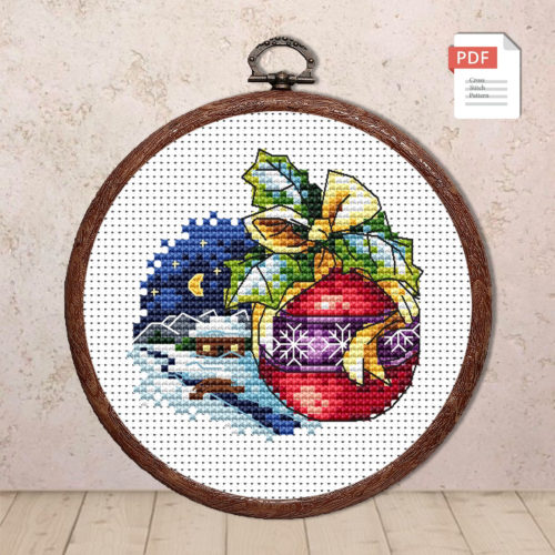 Christmas Ornament Cross Stitch Patterns #mch.043