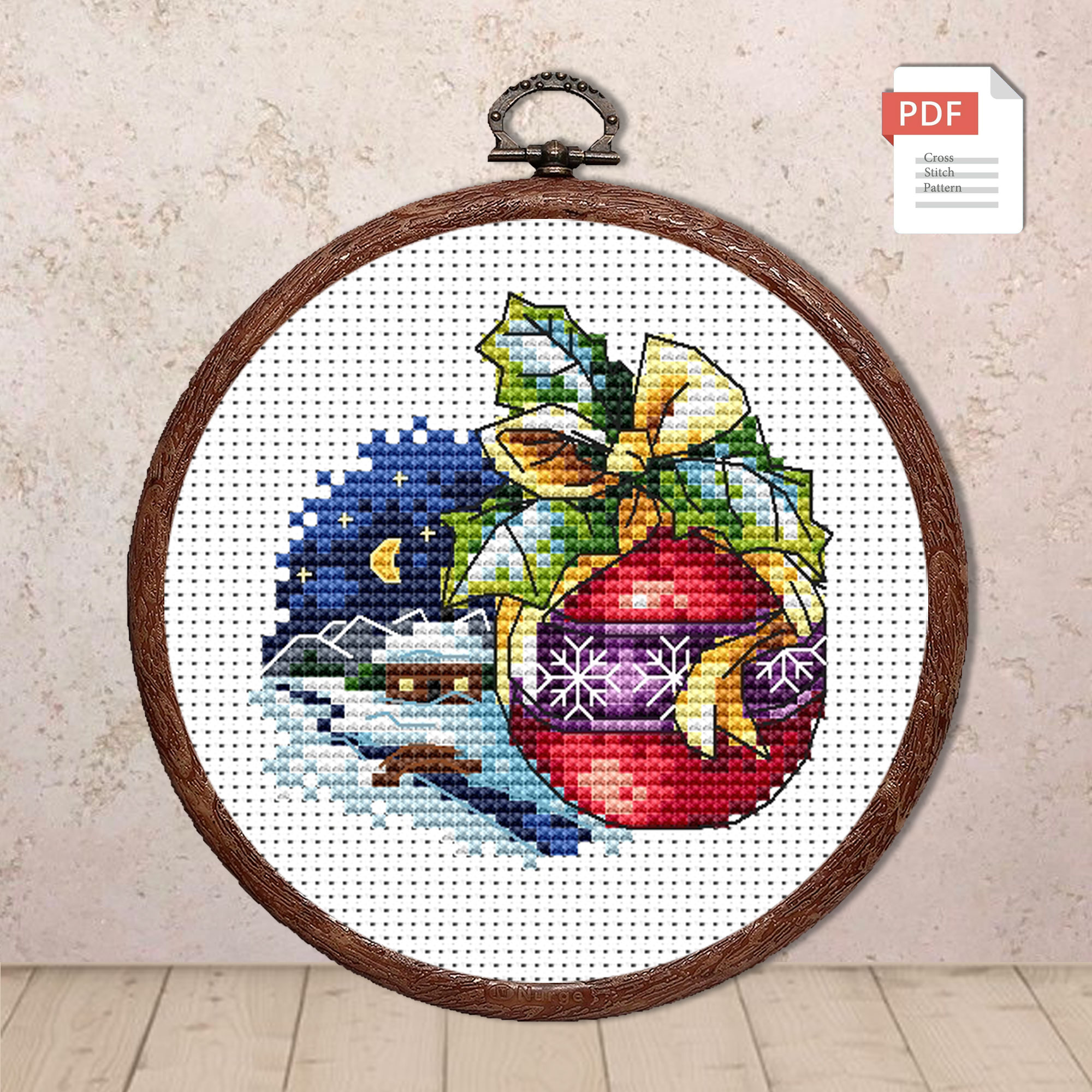 Christmas Ornament Cross Stitch Patterns #mch.043