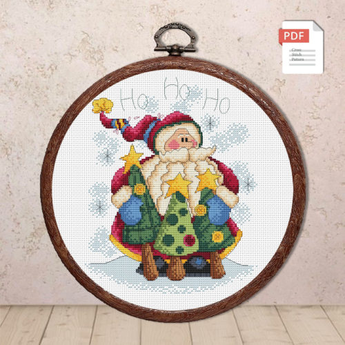 Ho Ho Ho Cross Stitch Pattern #mch.046