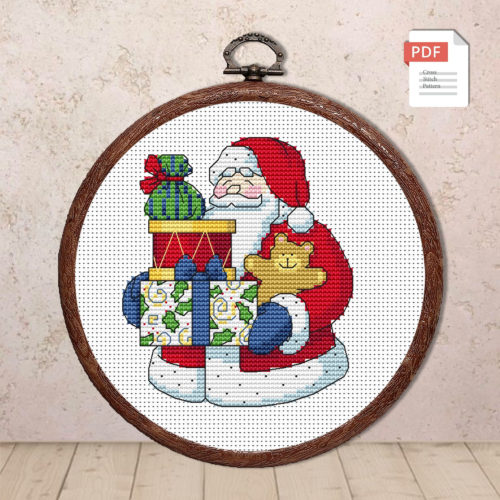 Santa Claus Cross Stitch Pattern #mch.052