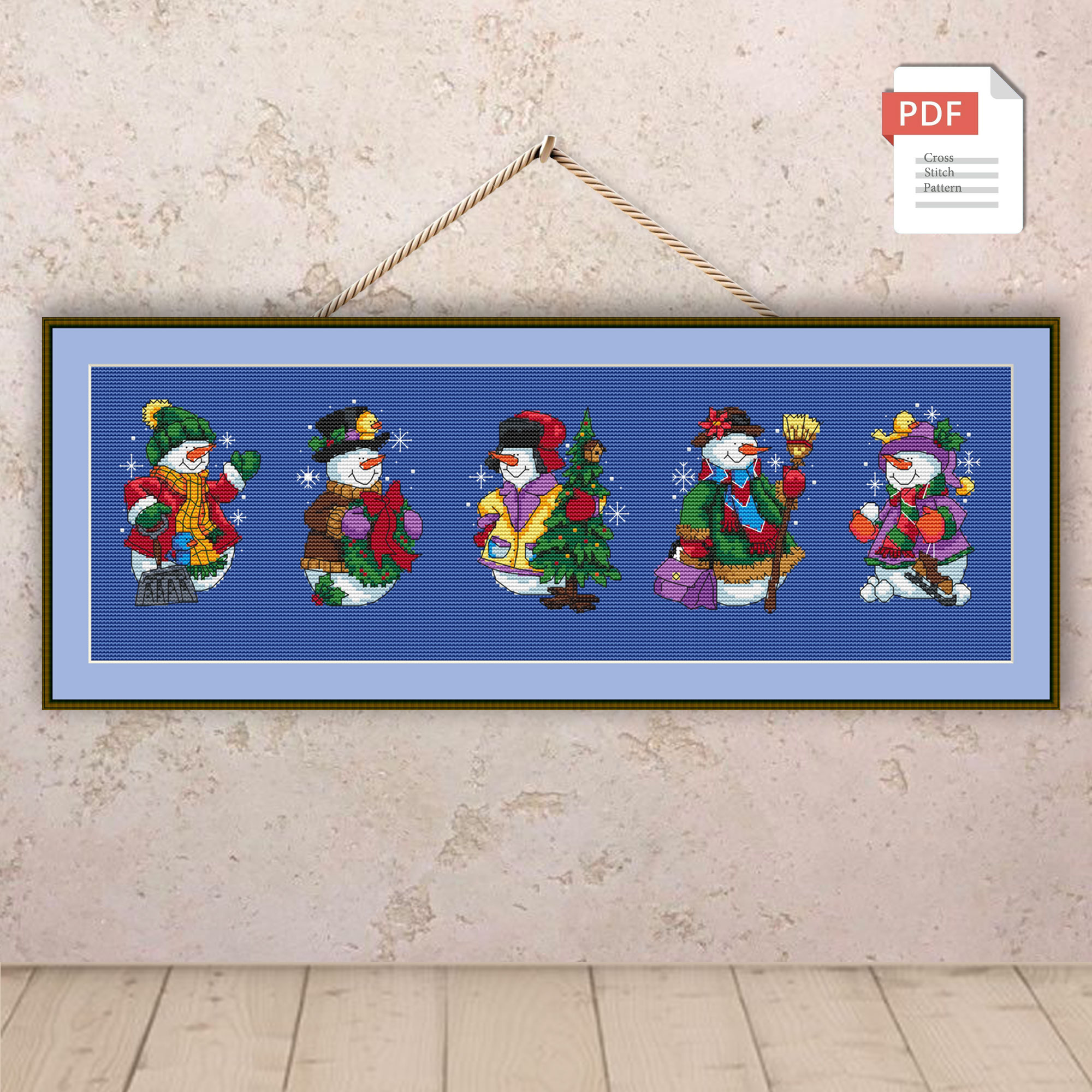 Christmas Set Cross Stitch Patterns #mch.066 - Image 3