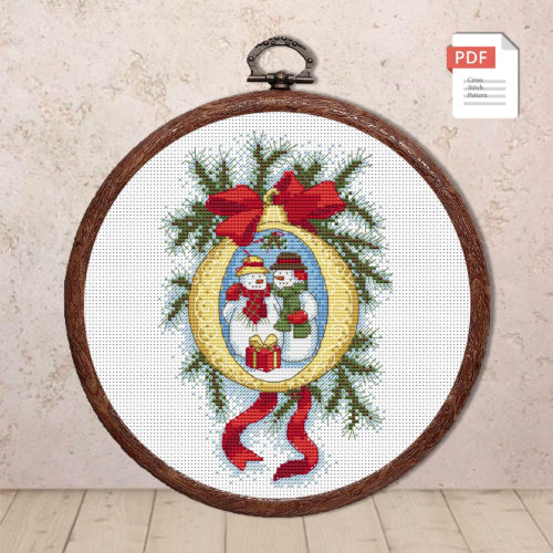 Christmas Ball Cross Stitch Pattern #mch.068