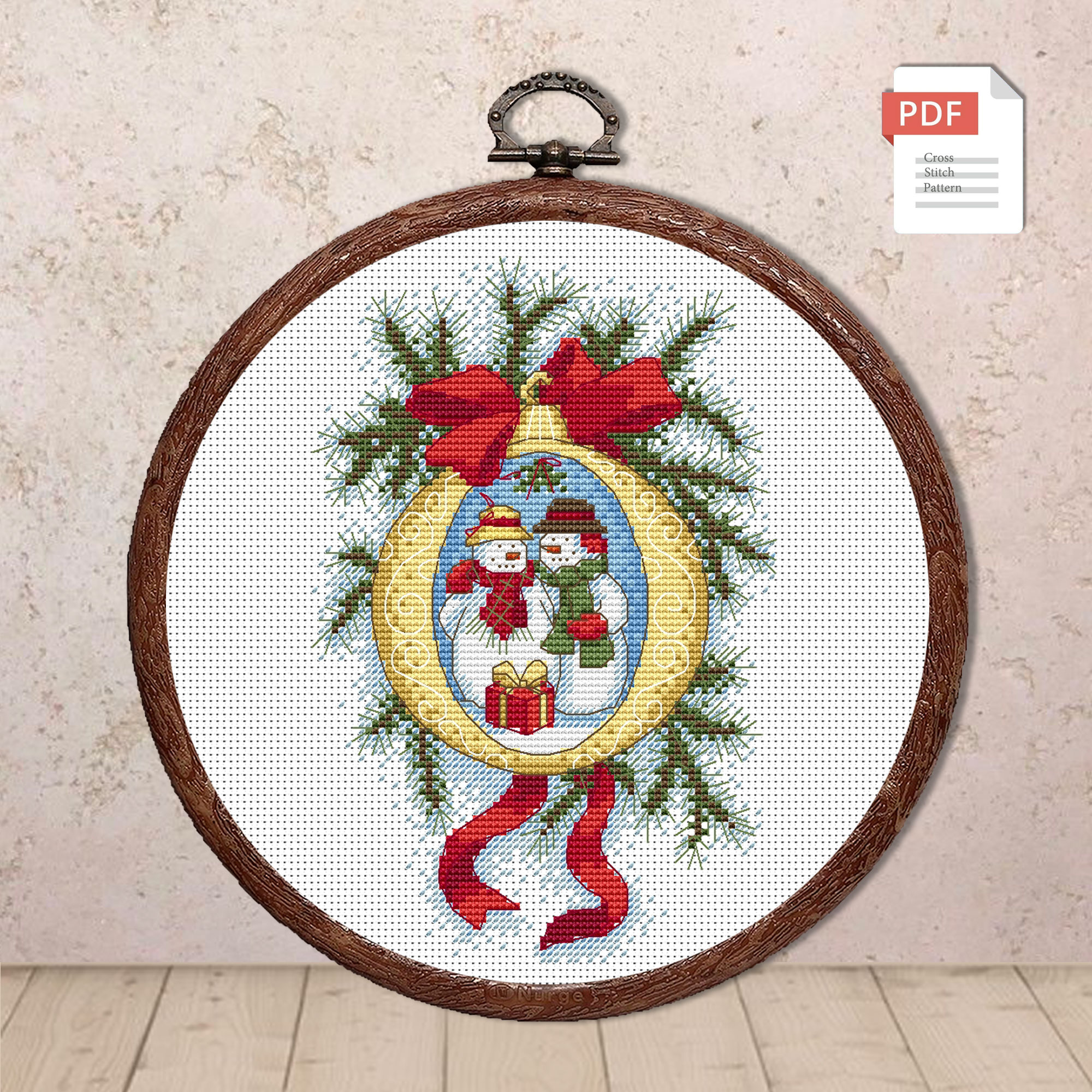 Christmas Ball Cross Stitch Pattern #mch.068