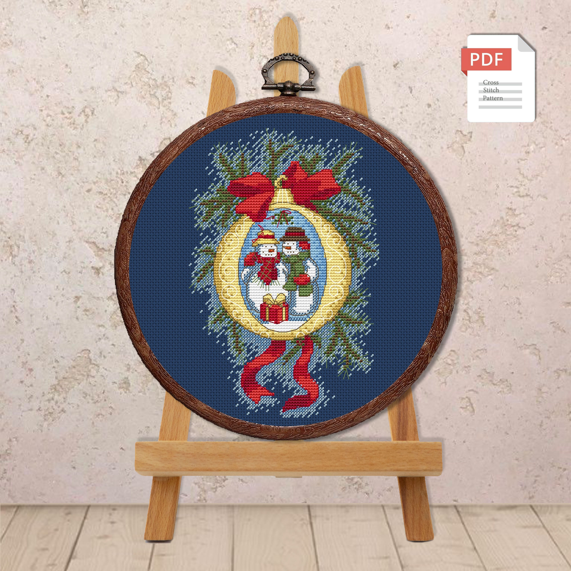 Christmas Ball Cross Stitch Pattern #mch.068 - Image 3