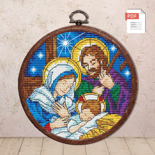 Nativity of Christ Cross Stitch Pattern #mch.069