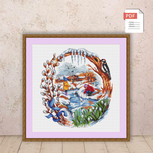 Spring Cross Stitch Pattern #ssn041