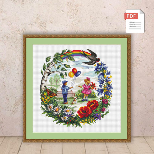 Summer Cross Stitch Pattern #ssn042