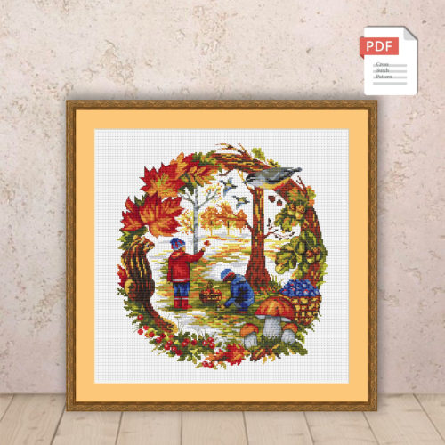 Autumn Cross Stitch Pattern #ssn043