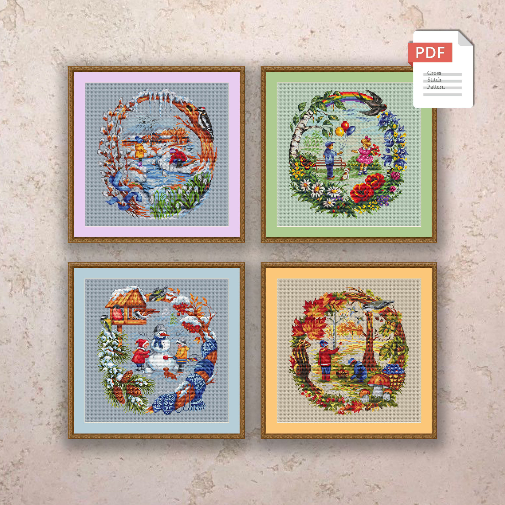 Autumn Cross Stitch Pattern #ssn043 - Image 3