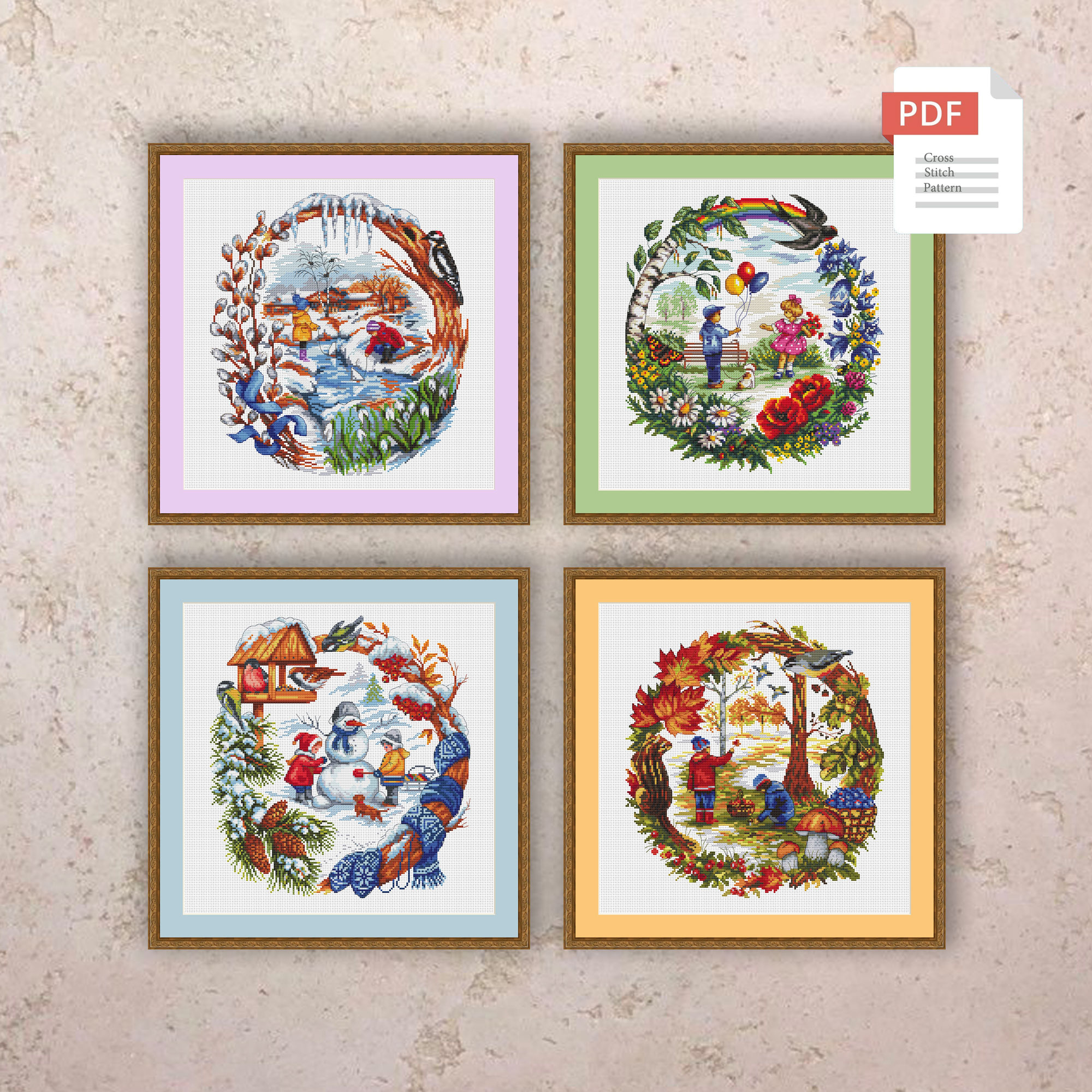 Autumn Cross Stitch Pattern #ssn043 - Image 2
