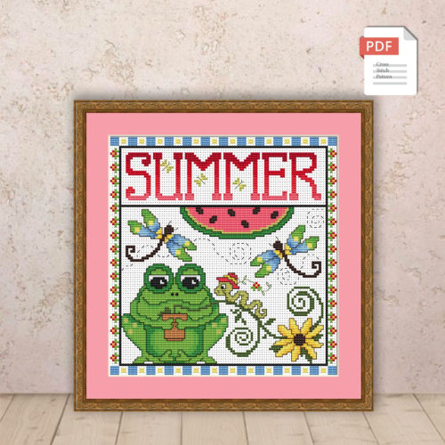Summer Cross Stitch Pattern #ssn067